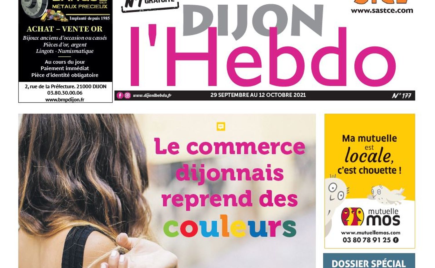 Le nouveau numéro de Dijon l'hebdo est disponible depuis ce mercredi 